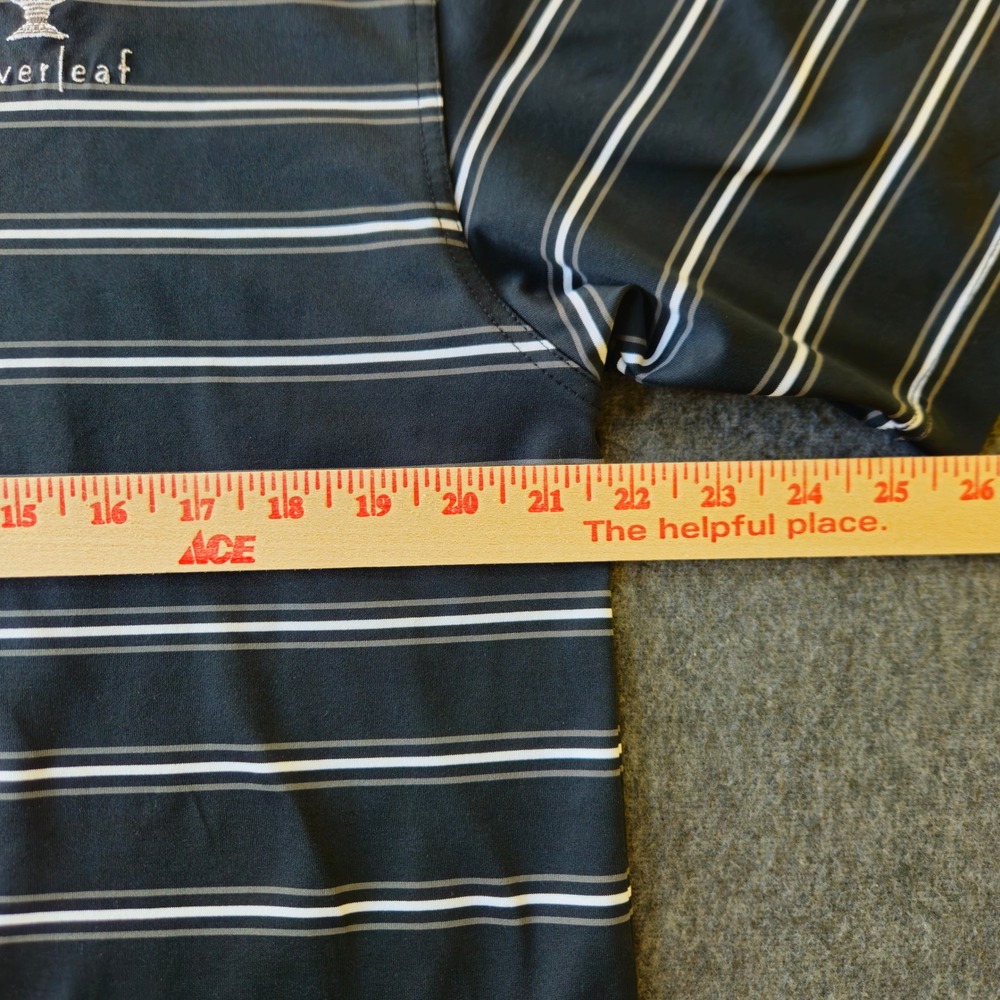 Dunning Polo Silverleaf Golf Club Logo Coolmax Size Large Activewear Athleisure - Picture 8 of 10